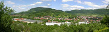 panorama de Lenningen, ville jumelée avec Pouilly en Auxois